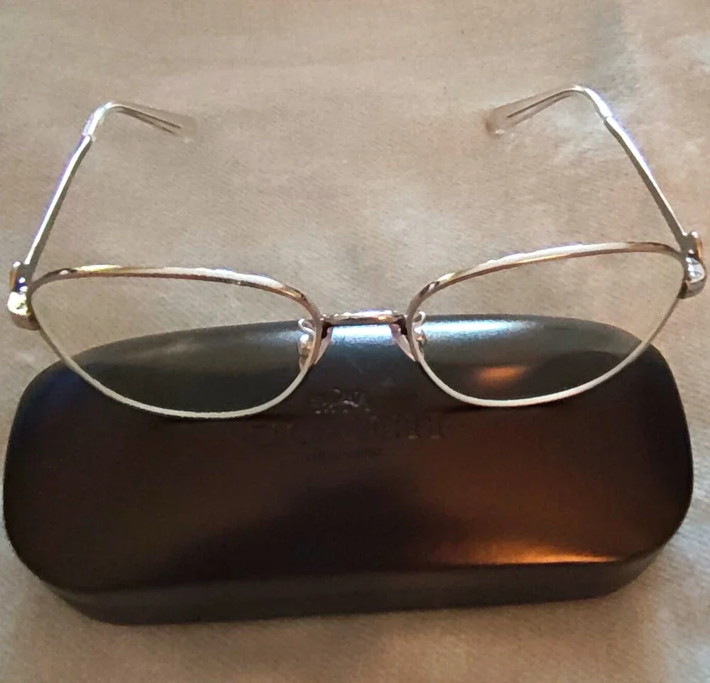 Coach HC5128 Women’s Designer Eyeglasses Silver Metal Full Rim 52-17-135